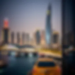 A stunning view of Dubai skyline showcasing budget-friendly accommodation options