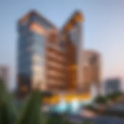 Stunning view of Al Murjan Tower showcasing its unique architectural design.