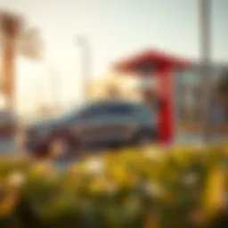 Affordable electric car charging in Dubai