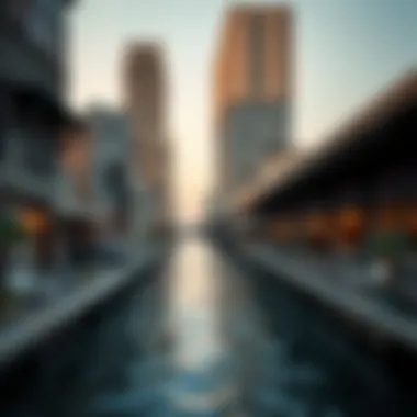 Historic architecture reflecting the cultural heritage of Dubai Creek