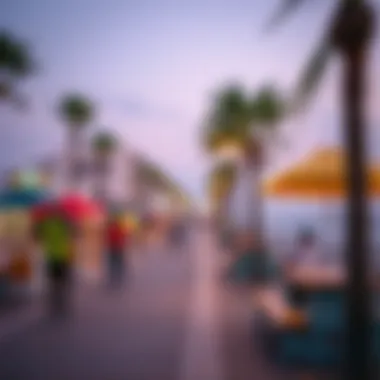 Local Amenities Along Kite Beach Vibrant local amenities along Kite Beach's promenade