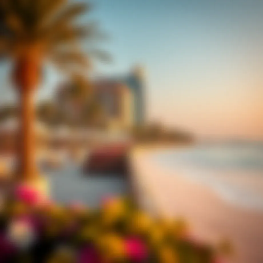 Vibrant Beachfront of La Mer Strand