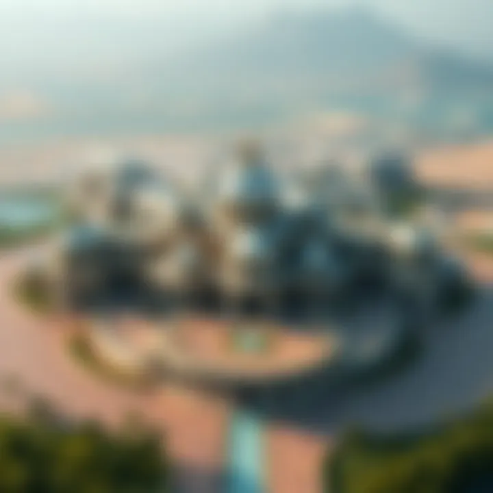Aerial view of the Royal Citadel showcasing its grand architecture