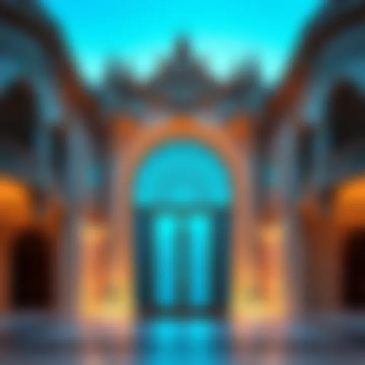 Entrance of the Royal Citadel highlighting intricate design elements
