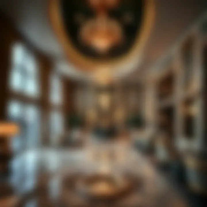 Interior space of the Royal Citadel emphasizing luxurious lifestyle