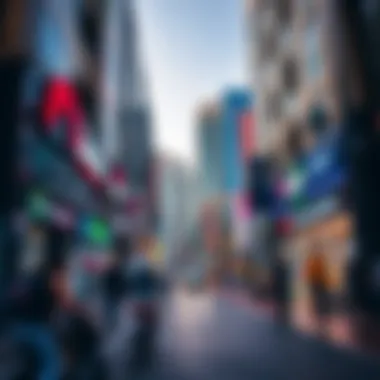 Vibrant Commercial Areas of International City CBD Vibrant commercial areas in International City filled with activity
