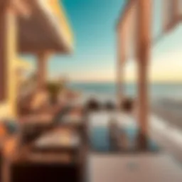 Elegant beachside lounge area at Nikki Beach