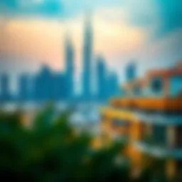 Dubai skyline showcasing luxury real estate